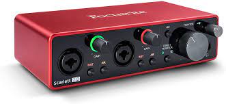 Focusrite Scarlett 2i2 3rd Gen USB Audio Interface