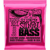 Ernie Ball 2834 Super Slinky Nickel Wound Electric Bass Strings - .045-.100