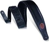 Levy's MRHGS-BLK Garment Leather Guitar Strap - Black