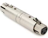 Hosa GXX-145 XLR3F to XLR3F Gender Changer Adaptor