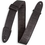 Levy's MX8-BLK Cork Guitar Strap - Black