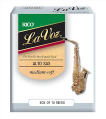 Rico La Voz Alto Sax Medium Soft (Box of 10)