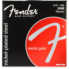 Fender 250R Super 250 Nickel-Plated Steel Electric Guitar Strings 3-Pack