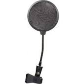 On-Stage ASVS4-B 4" Microphone Pop Filter with Clothes-Pin Style Clip