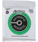 Martin Authentic Acoustic Marquis Silked Guitar Strings - 92/8 Phosphor Bronze Custom Light