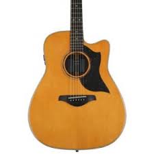 Yamaha A-Series A3M Dreadnought Cutaway Acoustic-Electric Guitar Vintage Natural