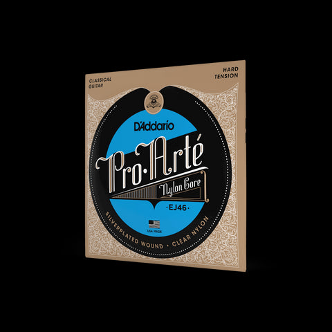 D'Addario EJ46 Pro-Arte Silver-Plated Classical Guitar Strings - Hard Tension