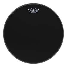 Remo Drumhead Ambassador Black 12"