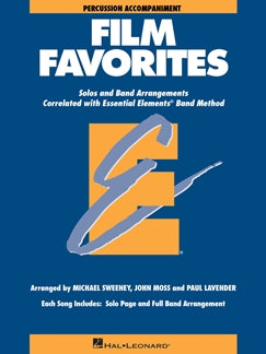 Hal Leonard - Essential Elements - Band - Percussion - Film Favorites