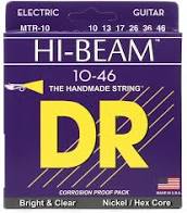 DR Strings MTR-10 Hi-Beam Nickel Plated Electric Strings -.010-.046 Medium