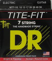 DR Strings Tite-Fit MT7-10 Medium 7-String Nickel Plated Electric Guitar Strings