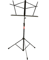 Stageline MS2BK - Music Stand W/ Bag