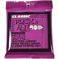 Ernie Ball 2250 Power Slinky Classic Rock N Roll Electric Guitar Strings - .011-.048
