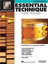 Hal Leonard Essential Technique for Band - Percussion and Keyboard Percussion (Book 3 with EEi)