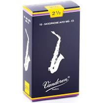 Vandoren SR2125 Alto Saxophone Reed Size 2.5 (Box of 10)