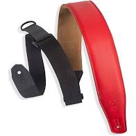 LLevy's MRHGS-RED Garment Leather Guitar Strap - Red