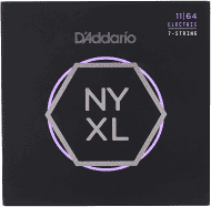 D'Addario NYXL1164 Nickel Wound Electric Strings - .011-.064 7-string Medium